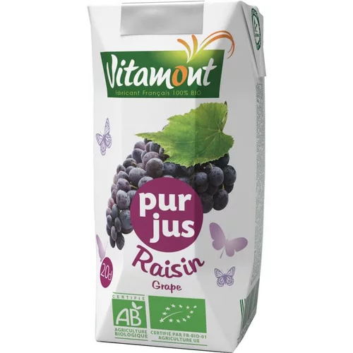 Pur jus de raisin bio - brique de 20 cl