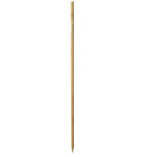 Tuteur en bois naturel brut de pin écorcé Robin Hood - Ø 4 x H 150 cm