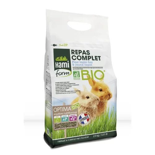 Premium optima bio pour lapin toy et lapereaux 2,5 kg