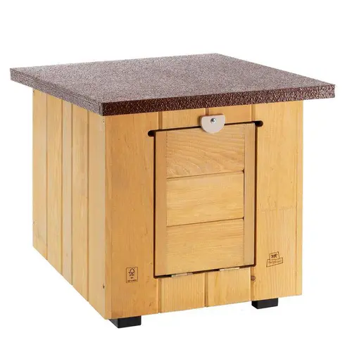 Niche en bois pin nordique coloris marron Baita 40 - 39 x 49,5 x 43 cm