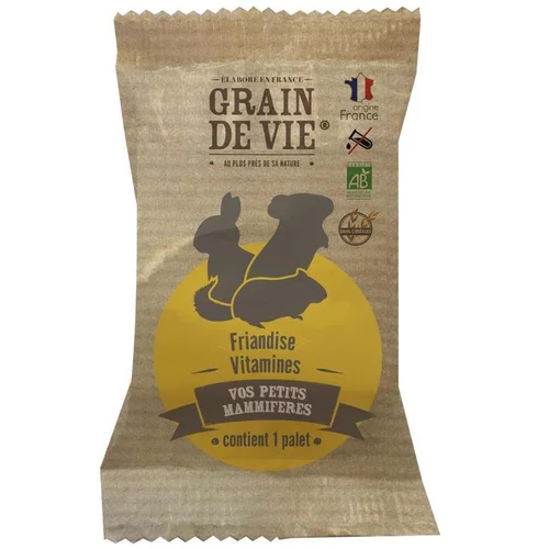Palet bio vitamines pour petits mammifères Grain de vie - 60 g