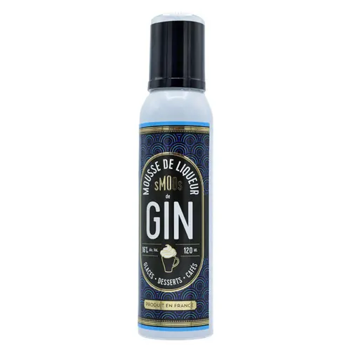 Mousse de liqueur de gin Smoos - 120 ml