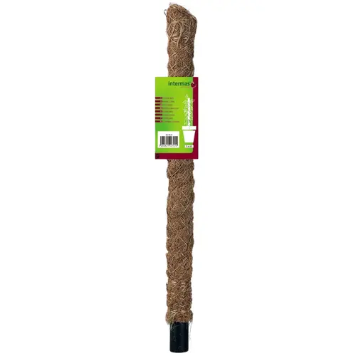 Tuteur fibre de coco coloris marron H 1,00 m x Ø 45 mm