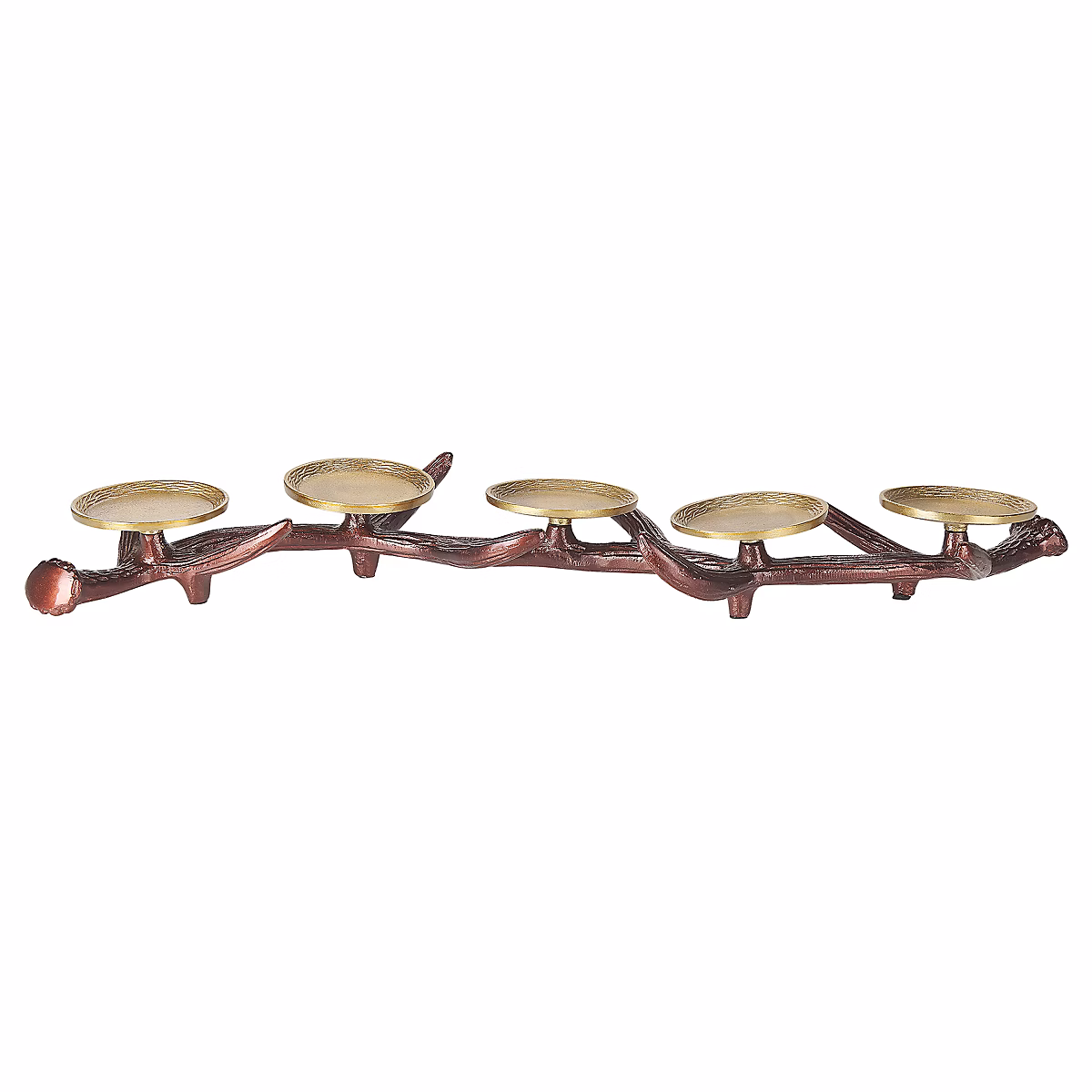 Objet décoratif – Bougeoir CLEONAE 7 cm Métal Marron