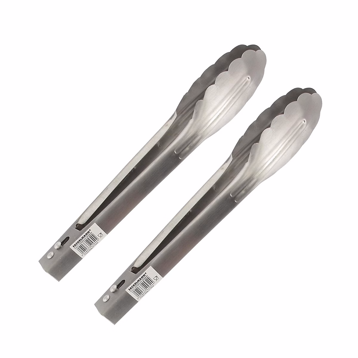 Accessoire de préparation – Ensemble de 2 Pinces de cuisine multifonction tout inox 23 cm Fackelmann
