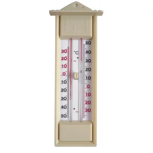 Thermomètre mini-maxi beige de 23 cm