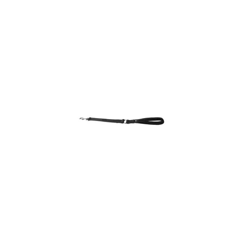 Laisse Super Confort noire pour chien - 3x55 cm
