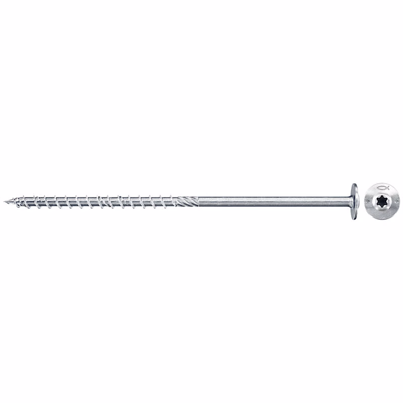 Boîte De 50 Vis De Charpente Power – fast À Empreinte Tx Fischer Fpf | wt | Tête Disque | Filetage Partiel
