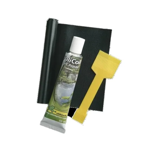 Kit de réparation bache PVC incluant colle, pvc et spatule - UBBINK FoliColl