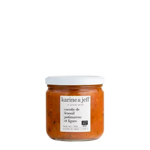 Cocotte fenouil potimarron et figues bio Karine & Jeff - 350 g
