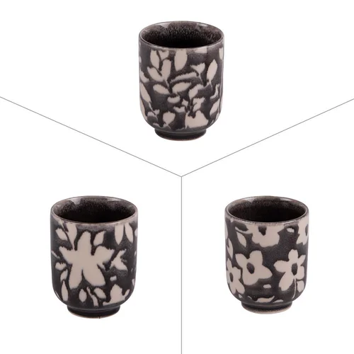 Gobelet en gré multicolore Tsubaki - 16 cl (Livré aléatoirement parmi 3 modèles assortis)