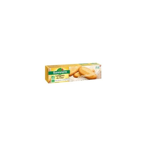 Langues de chat sans huile de palme 100 g BONNETERRE