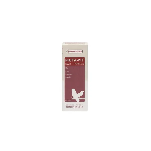 Aide à la mue des oiseaux exotiques format liquide Versele Laga Muta-Vit - 30 ml