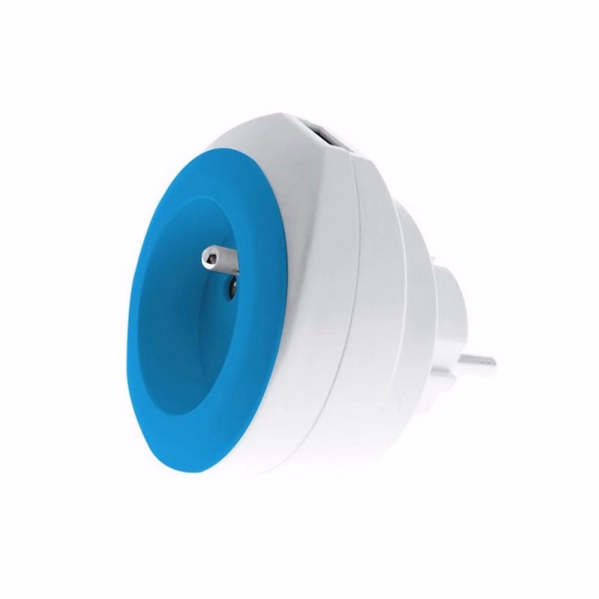 Electricité – Chargeur prise 16A avec port USB Bewatt turquoise