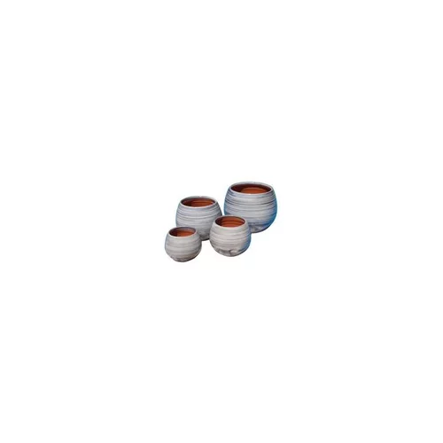 Pot en terre émaillée marron Châtaigne Les Poteries d'Albi Cancale - Ø 25 x H 27 cm