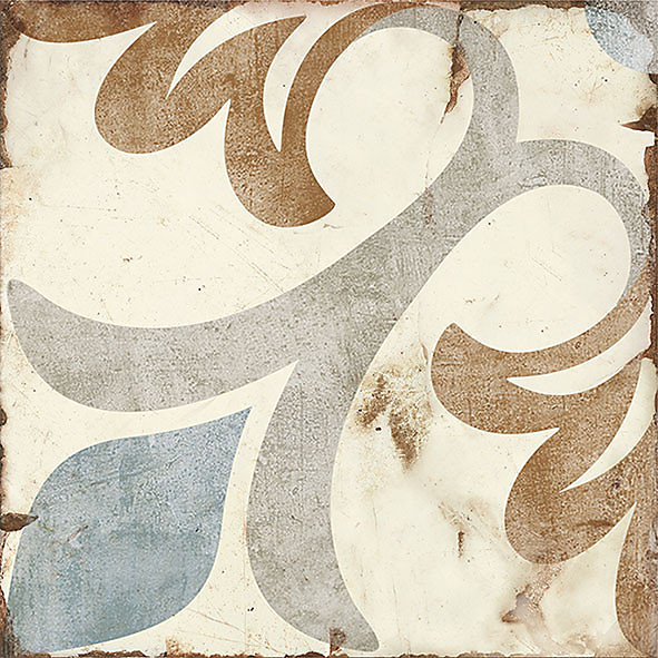 Carrelage AURORA 20 × 20 cm effet carreau ciment vieilli