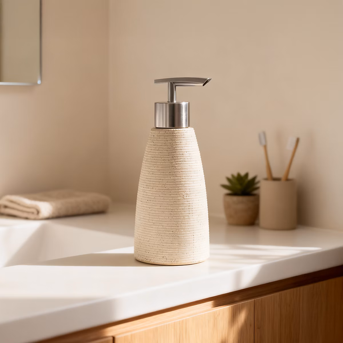 Distributeur de savon Balka sable GoodHome – Réf. XBUONZVGF3752067626