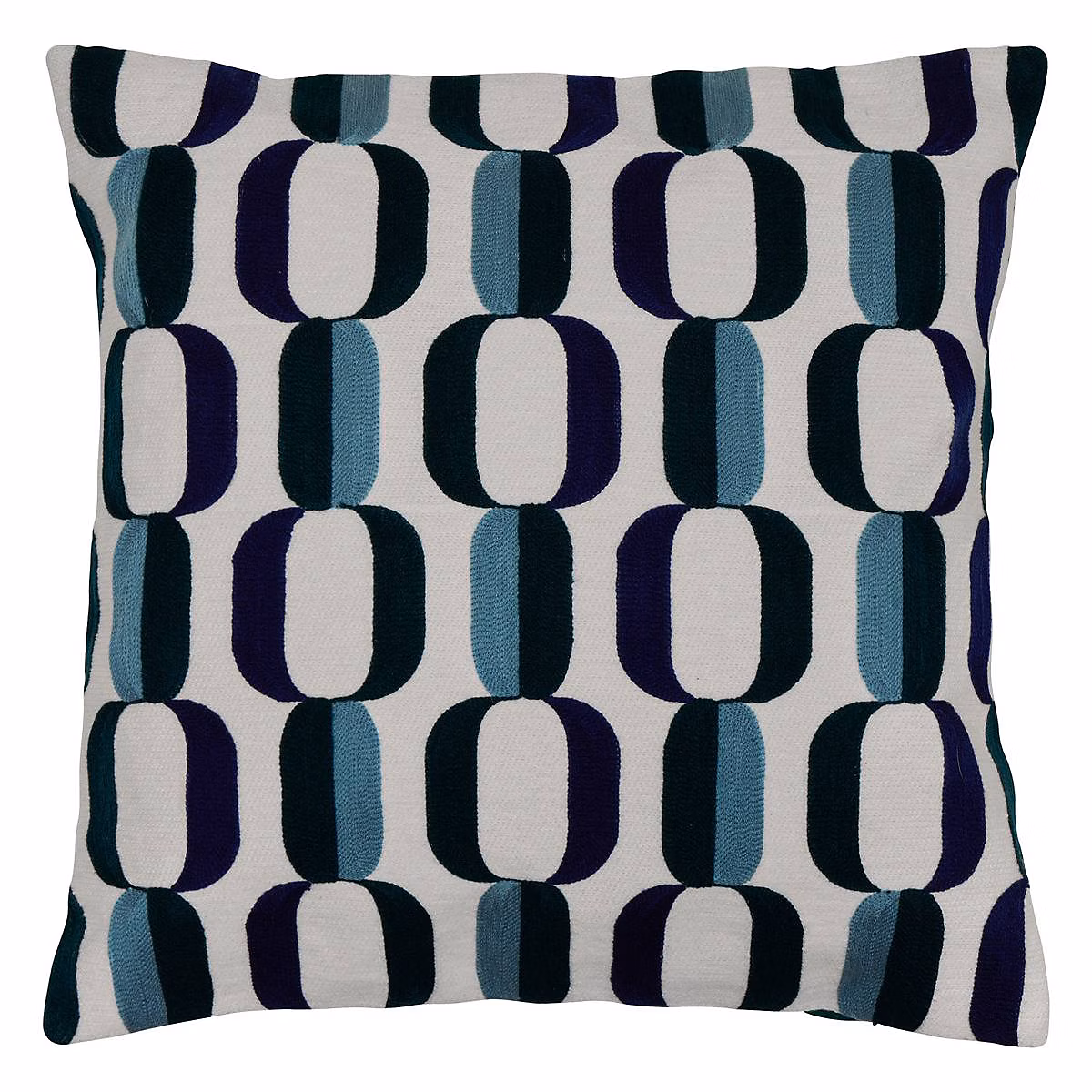 Coussin Hary bleu 45 × 45cm – Atmosphera Créateur d'intérieur