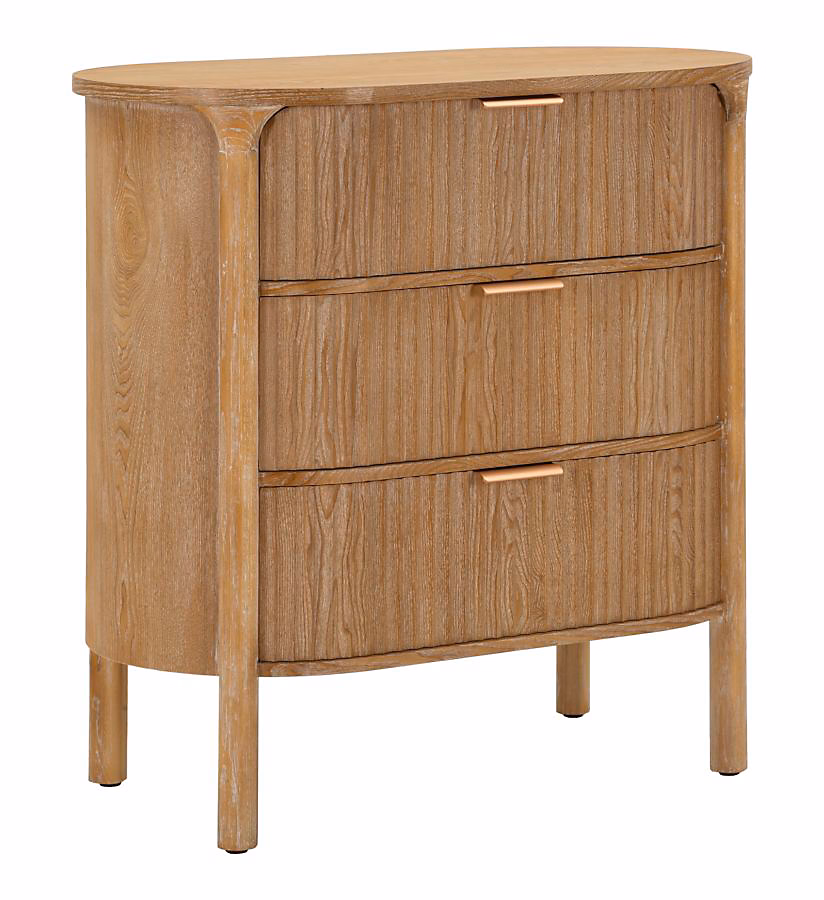 Commode Goteborg 80 – 5 × 47 × 82 Cm, Meuble À 3 Grands Tiroirs En Bois Et Fer, Meuble Moderne Et Fonctionnel