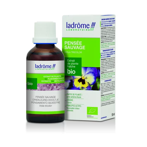 Pensée sauvage extrait de plantes fraîches bio Ladrôme - 50 ml