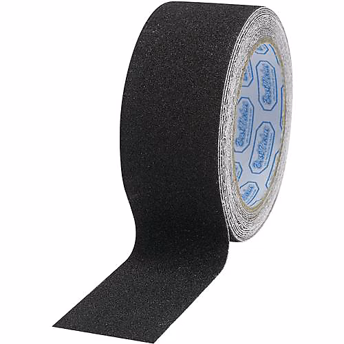 Bande antidérapante noir 5 m x 25 mm – support PVC, rouleau 1 pc