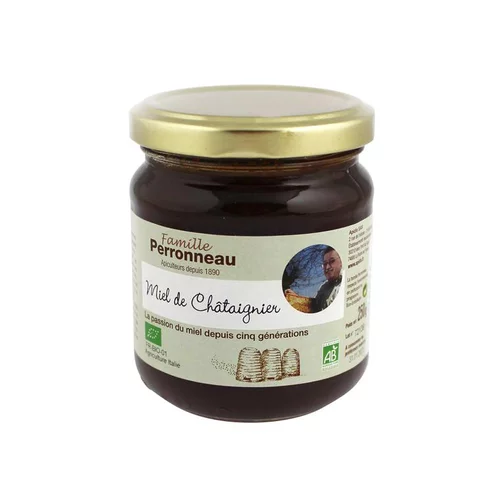 Miel de châtaigner bio en pot de 250 g