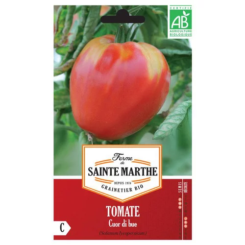 Graines de tomate cœur de bœuf bio Ferme de Sainte Marthe - graines à semer
