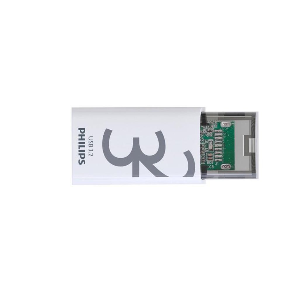 Philips Clé USB Philips Edition Click 3.2 32 Go Blanc et gris