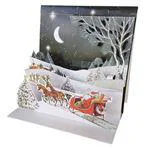 Cartes double 3D thème Noël Pictura