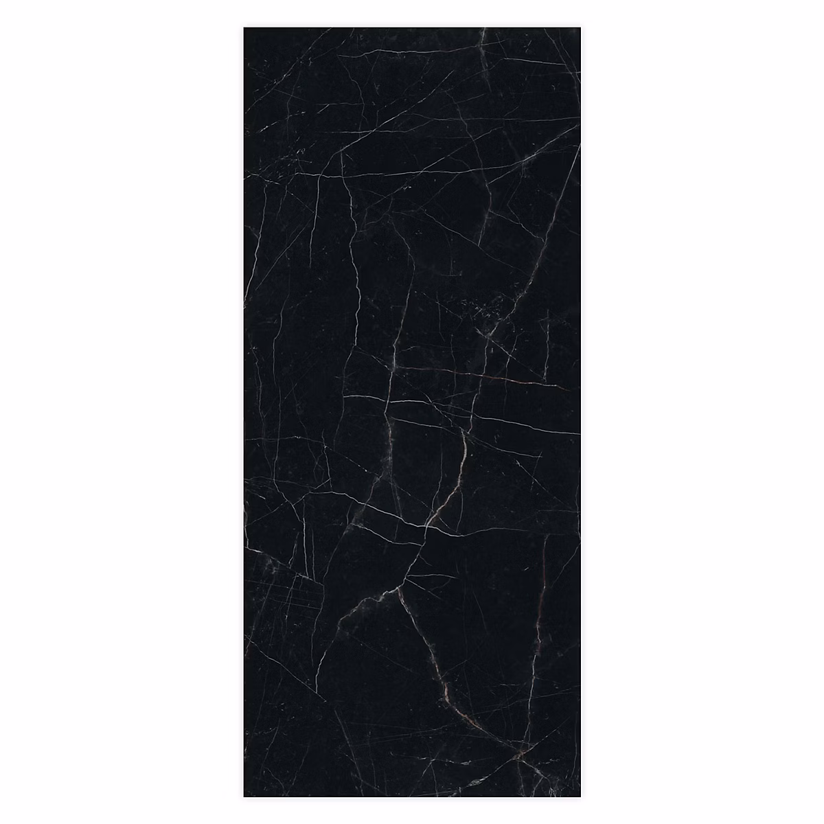 Carrelage effet Marbre Noir Scuro 278 × 120 × 0 – 6 cm Brillant Magnaro, Mur intérieur (vendu par carton de 3,336 m²), RO'MA CARRELAGE