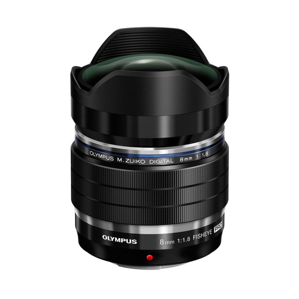 Olympus Olympus m.zuiko digital ed 8mm 1:1.8 fisheye pro milc/slr objectif large fish eye noir