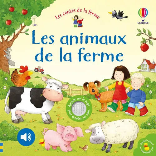 Livre sonore pour enfants Les animaux de la ferme Les contes de la ferme éditions Lito