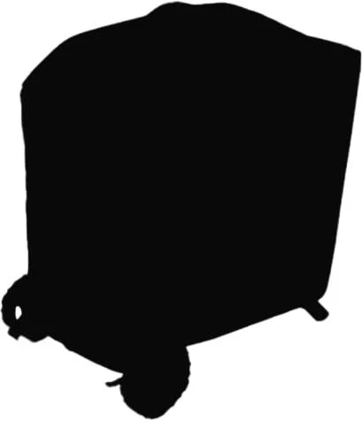 Housse noire en polyester pour barbecue Traveler compact Weber