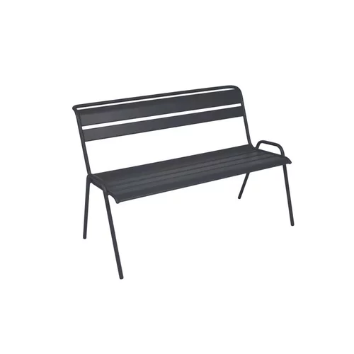 Banc de jardin 2 à 3 places coloris carbone Monceau Fermob - 116 cm
