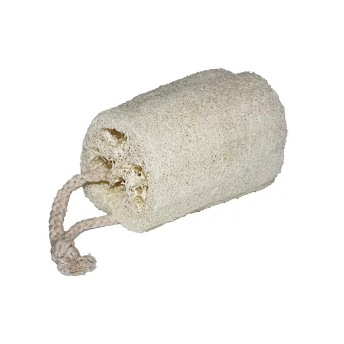 Éponge loofa avec cordon 6,5x10,5 cm