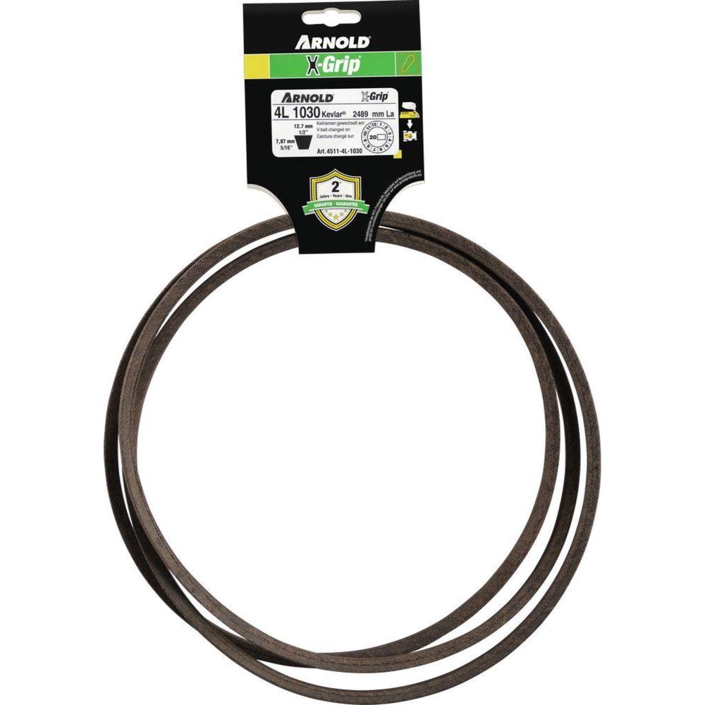 ARNOLD Courroie trapézoïdale x-grip v de type 4l1030