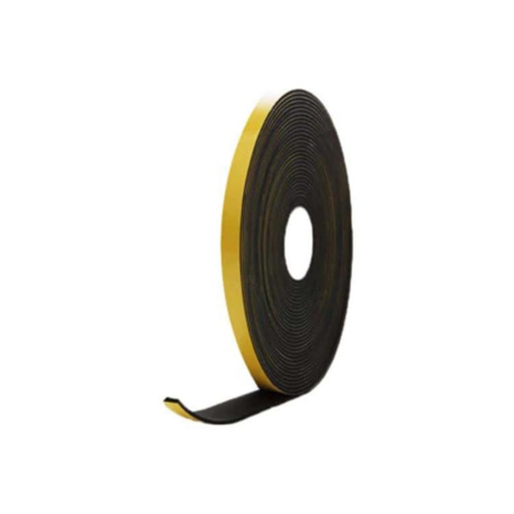 ESPACE-BRICOLAGE Mousse noire adhésive caoutchouc epdm 10x6mm longueur 10m