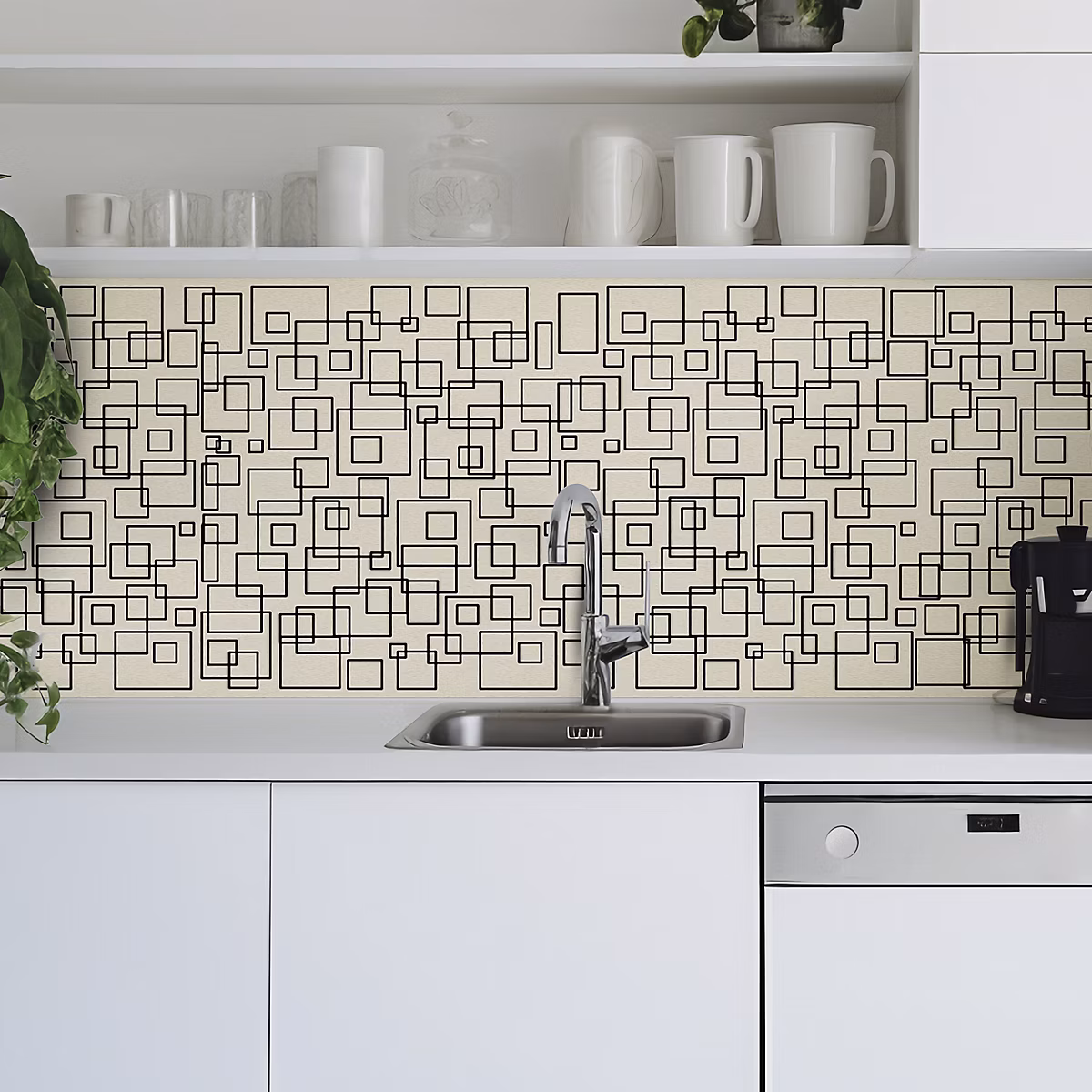 Crédence adhésive formes déco design 311 – 40 × 400cm