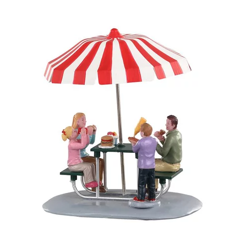 Scénette Village Carnival Lemax Fête foraine – 10,4 x 9,2 x 11,6 cm