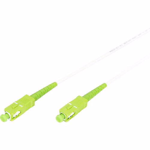 Câble fibre optique monomode SC/APC vers SC/APC 1 m – armé en acier | gaine LSZH.