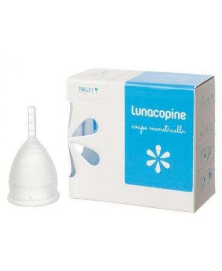 LunaCopine - Coupe menstruelle LunaCopine Selene bleue taille 1 avec pochette