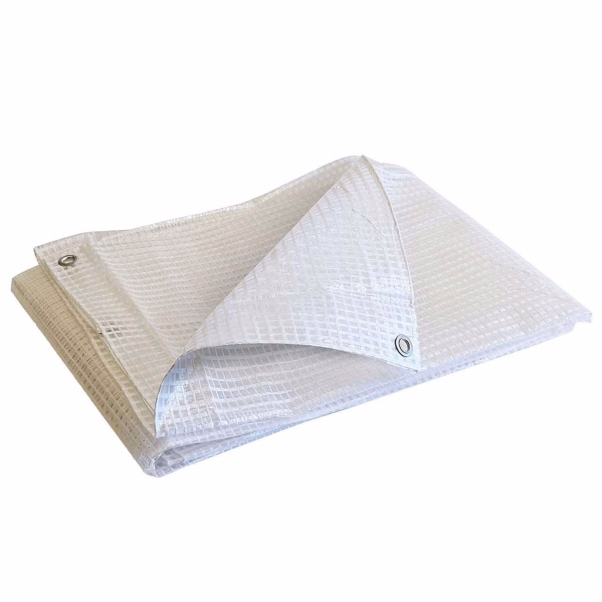 Bâche de Protection 3 × 4 m – TECPLAST, TR170MU, Bâche Armée Transparente, Haute Qualité, Imperméable, Résistance Anti-UV