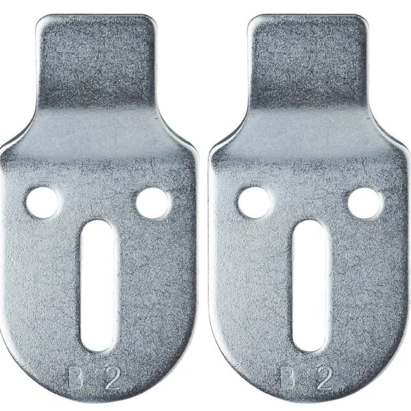 2 pattes de fixation acier zingué pour lavabo | Lavabo