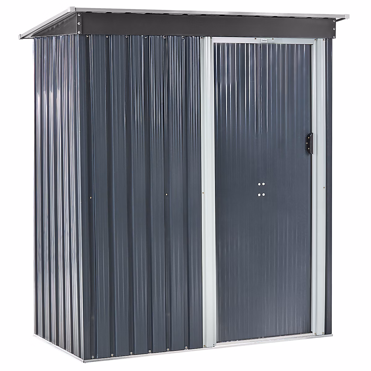 Abri de jardin AISONE 150 cm 89 cm Gris graphite | Abri de jardin