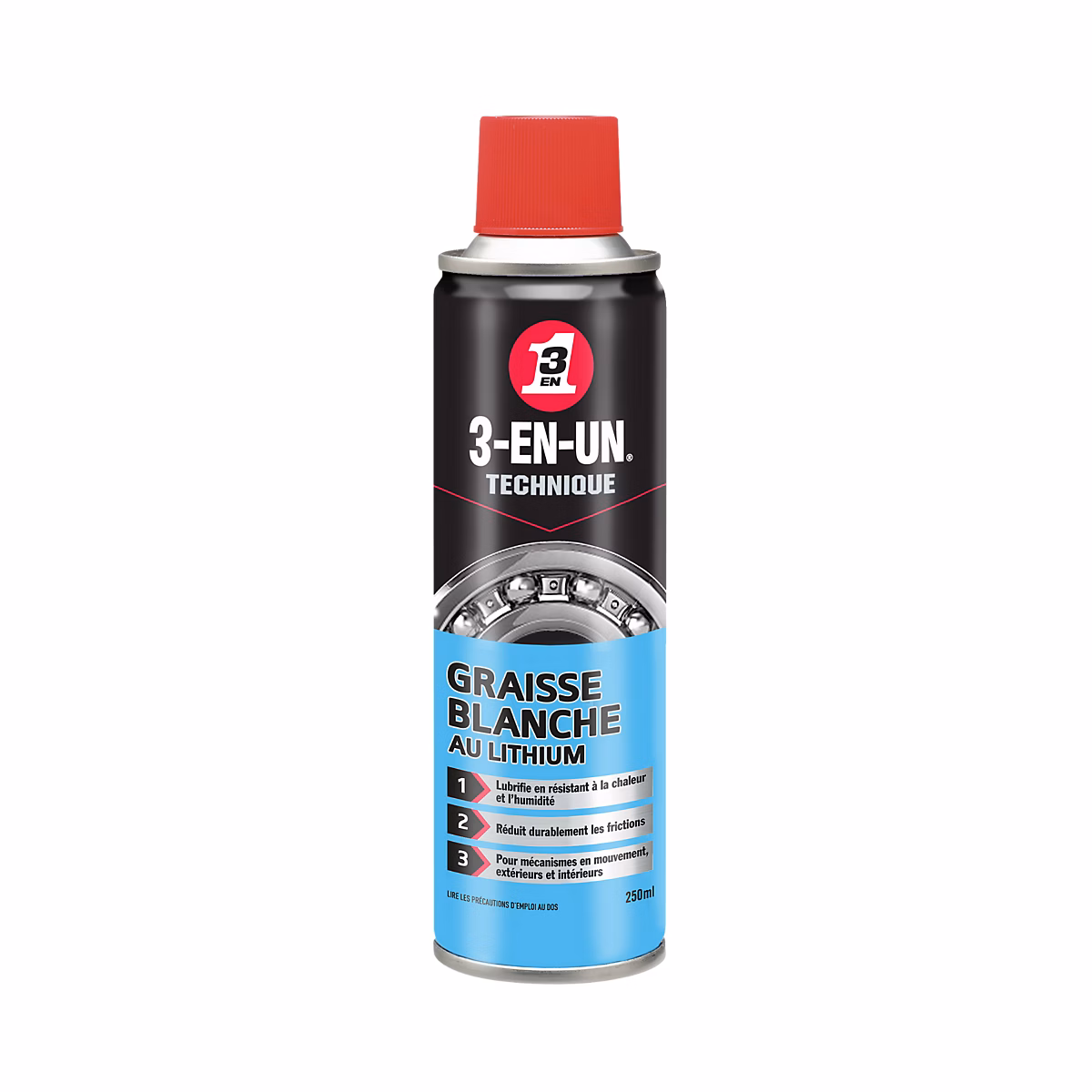 Graisse Blanche au Lithium 3-EN-UN TECHNIQUE 250ml – Réf. SZDBPDOEG1446117765