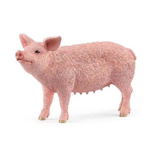 Cochon multicolore Farm World - 9.7 cm