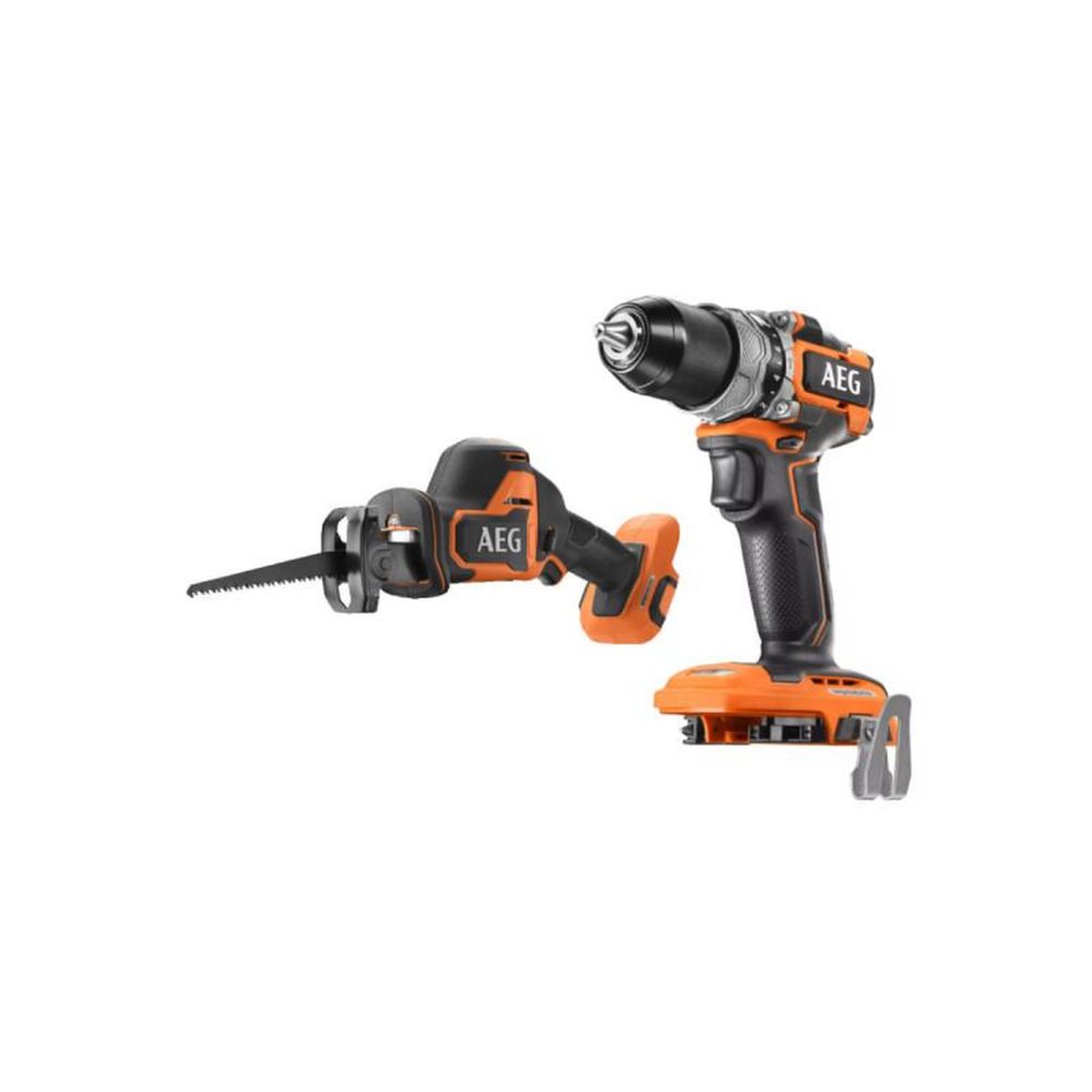 AEG Pack AEG Perceuse à percussion - Scie sabre - 18 V - Subcompact - Brushless