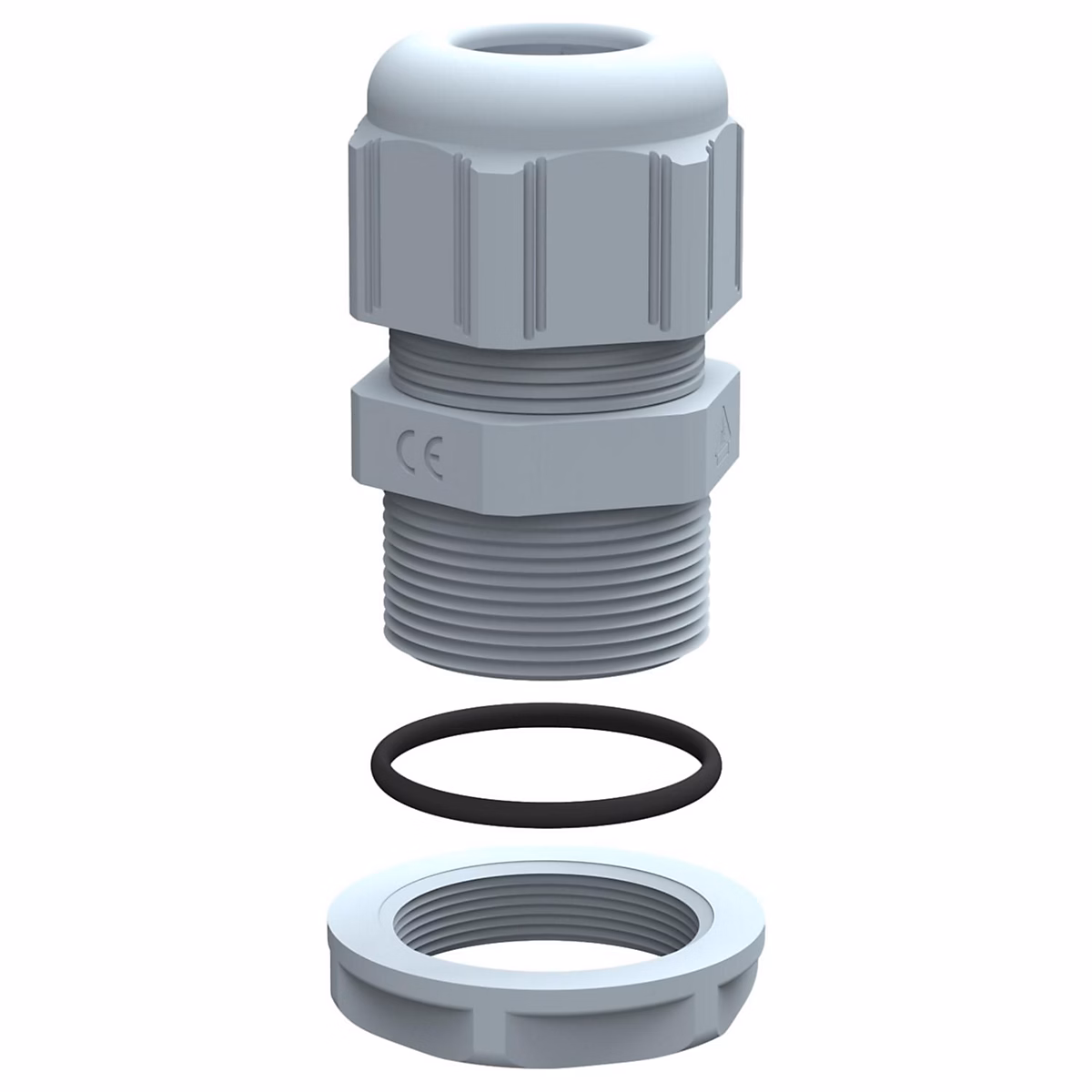 098029 Presse étoupe Plastique Pg48 Legrand – Câble Diamètre 34 à 44mm, Gris Ral 7001, Filetage Pg, étanche Ip68