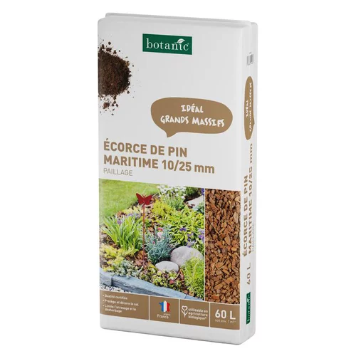 Écorce de pin maritime 10/25 mm botanic® - 60L