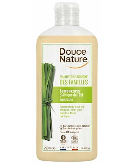 Douce Nature Shampoing douche des familles Lemongrass 250ml